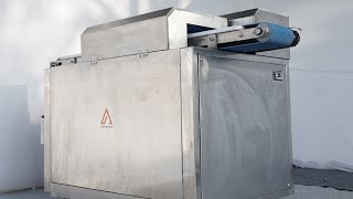 Automatic meat horizontal slicer machine