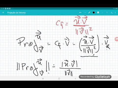 VÍDEO GA09: Projeção de Vetores