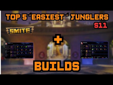 SMITE | TOP 5 JUNGLERS SEASON 11 + BUILDS | SMITE GUIDE 🗒️🗒️