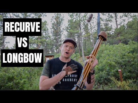 Recurve or longbow pros and cons |  How long do bows last | Building 70" bows for 3D.