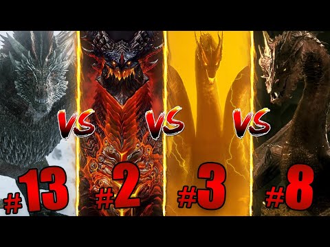 Who's Really the Most Powerful Dragon in All of Fiction? | Ranking Dragons From Weakest to Strongest