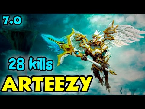 EG ARTEEZY - Crazy Skywrath Mage 28 Kills  - EZ4RTZ - Patch 7.0 - Dota 2