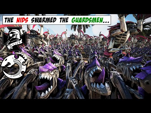 1 Million TYRANID Swarm Envelops Imperial Guard Village! | Warhammer 40K | MODDED UEBS2