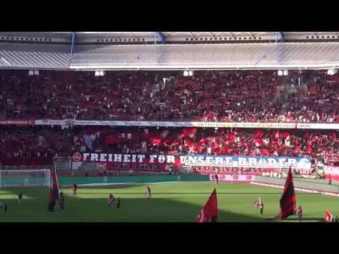 1.FC Nürnberg - SV Sandhausen 2:0 - Nordkurve Nürnberg Intro - 24.04.2015