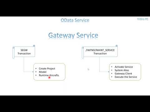 Video 1: OData Service - Introduction