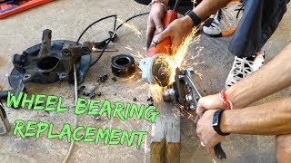 HOW TO REPLACE FRONT WHEEL BEARING without PRESS