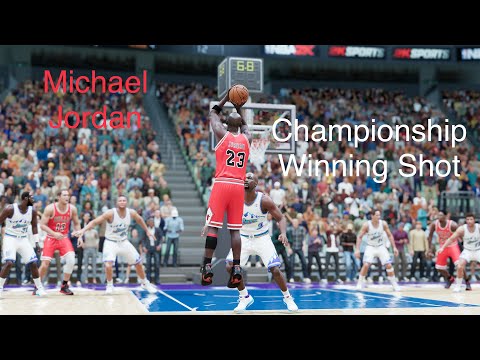Michael Jordan Championship Winning Shot vs Utah Jazz | NBA 2K21