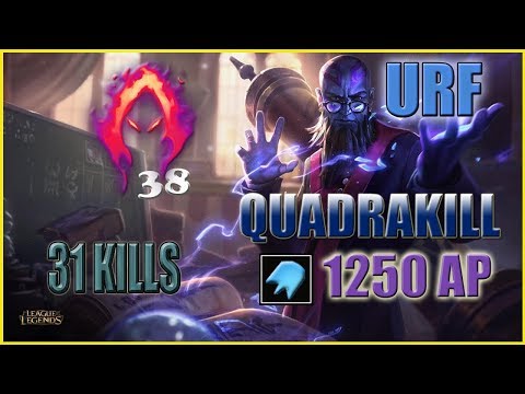 RYZE DARK HARVEST 31 KILLS | URF S9