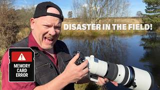 DISASTER IN THE FIELD! My Memory Card Failed During a Frog & Toad Photoshoot 🐸💾