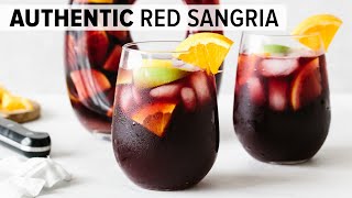 SANGRIA RECIPE | easy authentic red sangria