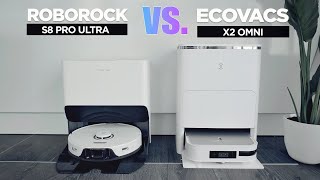 Welcher ist besser? Ecovacs X2 Omni vs. Roborock S8 Pro Ultra Vergleich