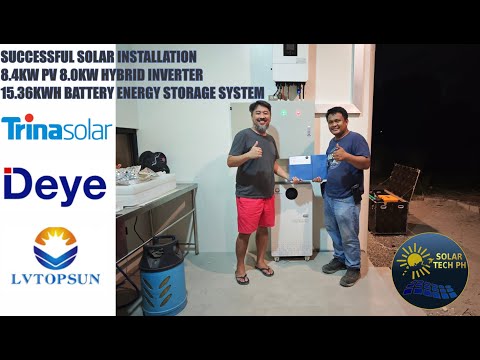 EP48 - Solar Hybrid Installation 8kWp single phase with 15kWh Battery Storage @Mexico Pampanga