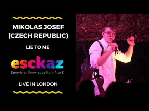 ESCKAZ in London: Mikolas Josef (Czech Republic) - Lie To Me (at London Eurovision)