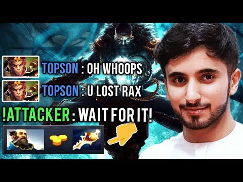 !Attacker vs New OG Trashtalker TOPSON - Divine Rapier Comeback vs Megacreeps Dota 2