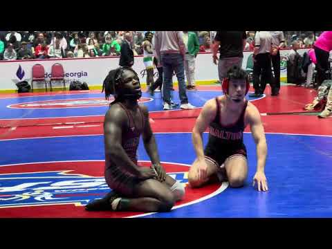 Arthur Reed Coffee County vs Alex Overby Dalton 144lbs 2024 GHSA 5A State Tournament 3rd Place