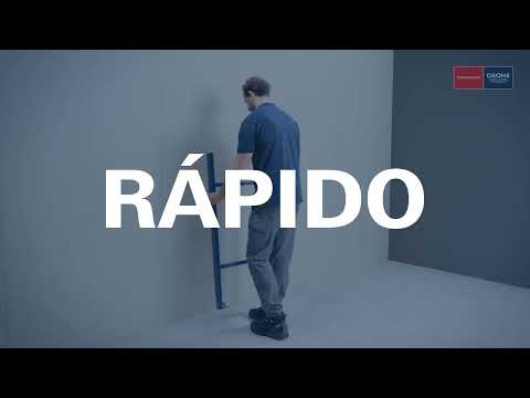 Sistema de ducha empotrado en pocos pasos: El bastidor de ducha GROHE Rapido simplifica la instalación