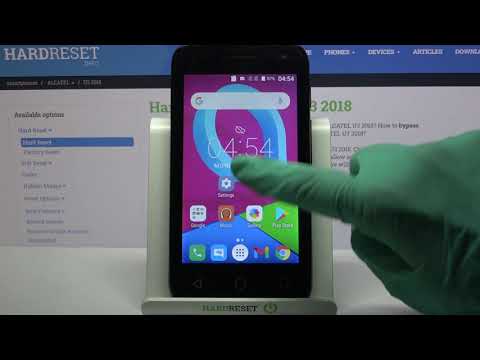 ALCATEL U3 2018 – Open Display Settings & Turn Off Screen Rotation