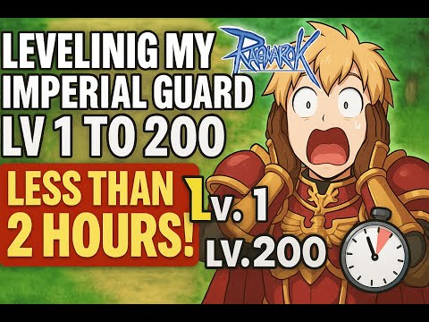 iRO - Chaos : Lv 1 to 200 Imperial Guard in less than 2 hours