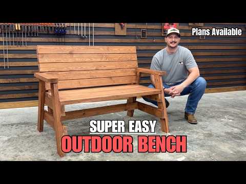 DIY Outdoor Bench for Under $50 | Easy 2x4 Project!