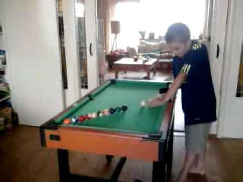 pool trick shots 12, Nolan Schultz, 10 jaar