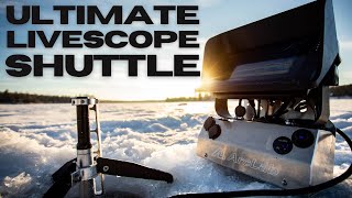 The BEST Shuttle for Garmin LiveScope | Complete Ice Fishing Set Up (LVS34 & LVS32)