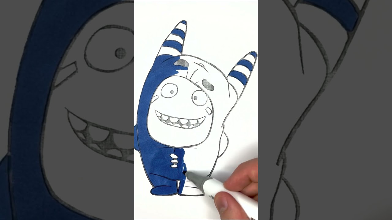 Pogo Oddbods Coloring Page