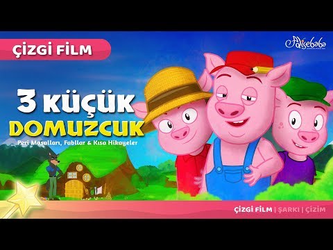 Adisebaba Çizgi Film Masallar - Üç Küçük Domuzcuk