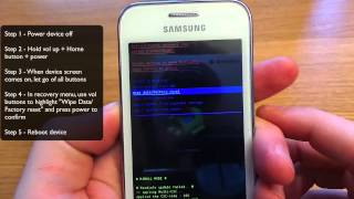 How to hard reset/wipe Samsung Galaxy Young 2 SM-G130HN