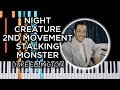 Night Creature 2nd Movement - Stalking Monster (Duke Ellington) - Piano Tutorial