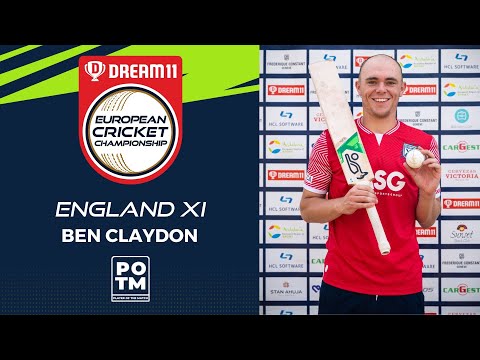 POTM: B.Claydon - Championship Week Match 13 NED XI vs ENG XI Highlights Dream11 ECC, 2022 ECC22.109
