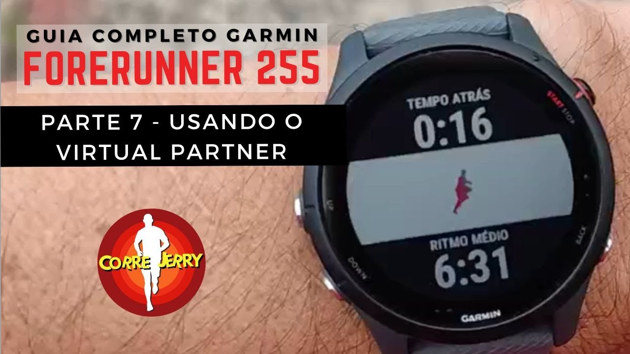 Garmin Forerunner 255 Guia Completo parte 7 (Usando o Virtual Partner)