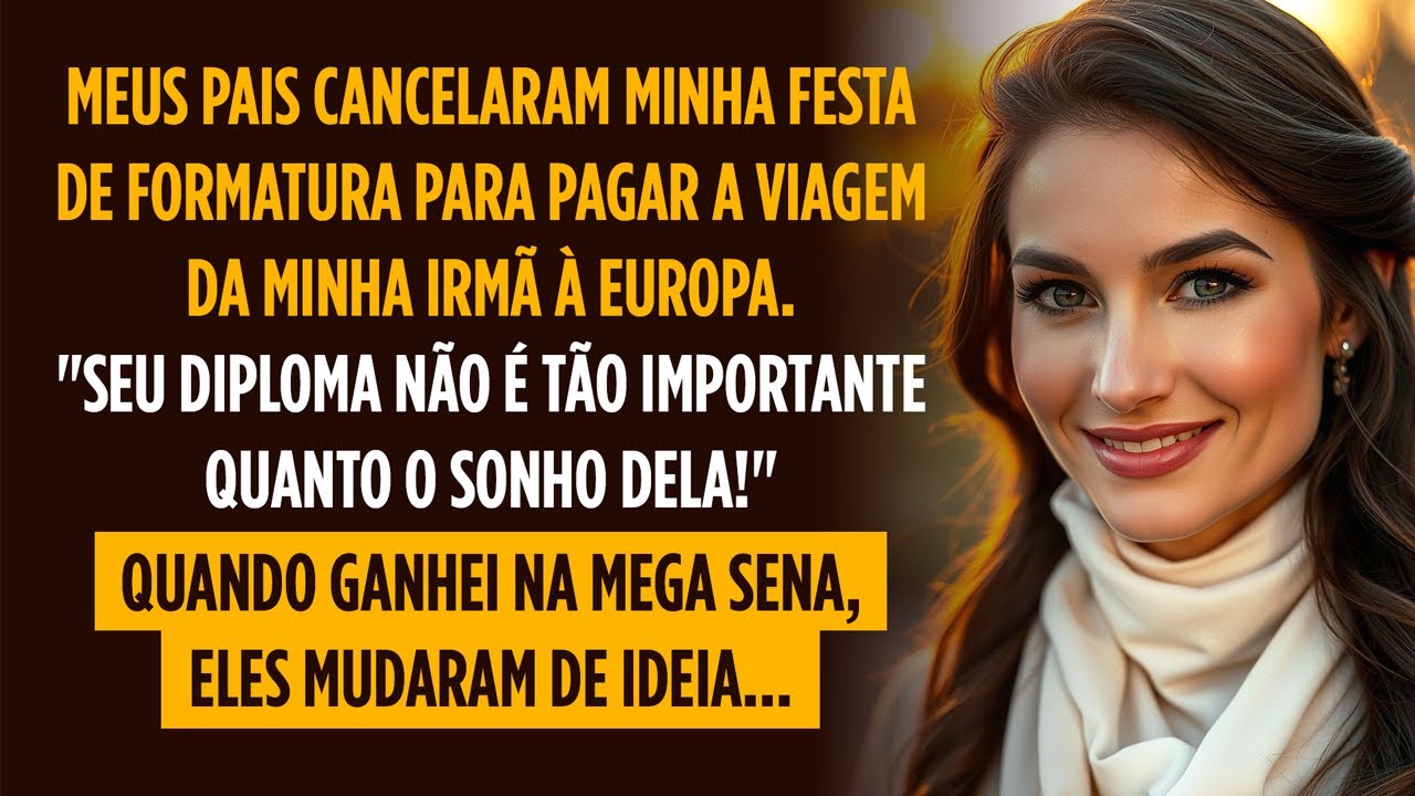 CANCELARAM MINHA FESTA DE FORMATURA PELA VIAGEM DA MINHA IRMÃ. GANHEI NA MEGA SENA E MUDEI O JOG