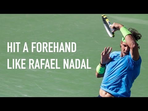 Tennis Tips : Learn to hit a Forehand like Rafael Nadal and Caroline Wozniacki