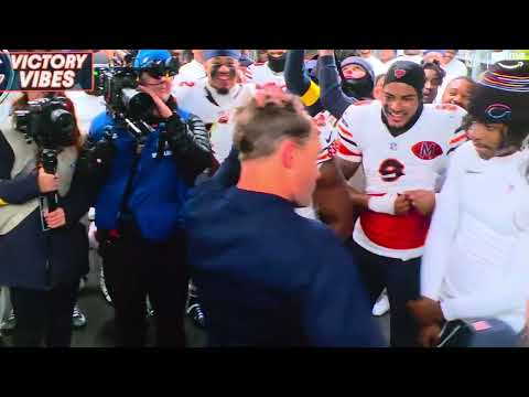 Ben Johnson Good Better Best! Chicago Bears Winning Locker Room! November 28th, 2025!