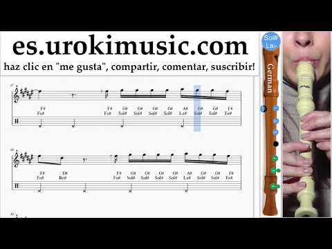 Como Tocar flauta dulce G. Ozuna x Romeo Santos - El Farsante Remix Tablatura um-i927