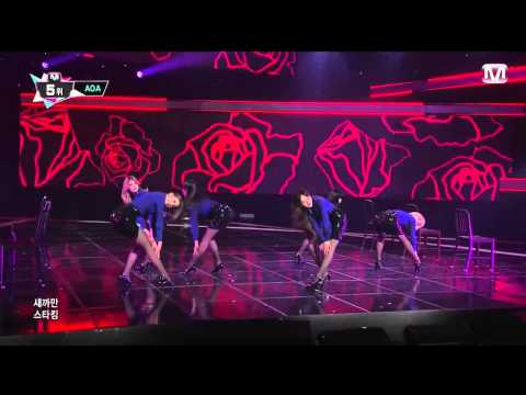 {K-Lover} (0206) AOA - Miniskirt (Live)