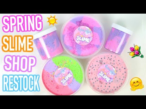 Slime Shop Restock April 9th, 2018! (Marble/Spring Slimes!) Video