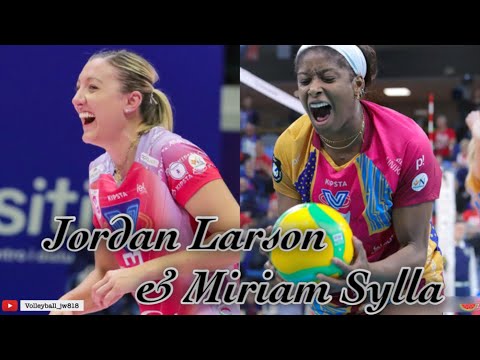 Jordan Larson & Miriam Sylla | Vero Volley Milano vs CS Volei Alba BLAJ |CEV Champion League 2022/23