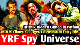 Yrf Spy Universe explained Pathaan Tiger 3 & War movie connection Shahrukh khan Salman Hrithik cameo