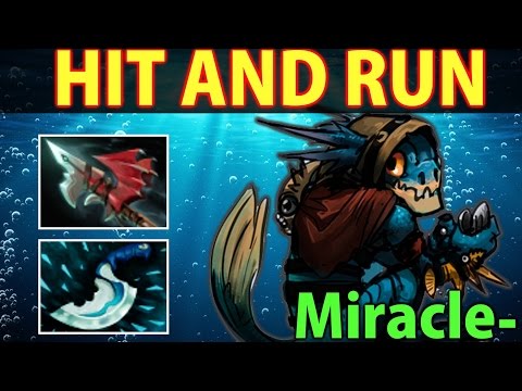 Miracle- Slark -Dota 2: Hit And Run [Dagger & Hurricane Pike]