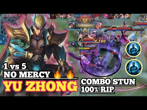 Monster Yu Zhong, Fighter Strongest Best Build [Top Global Yu Zhong] Starlord - Mobile Legend