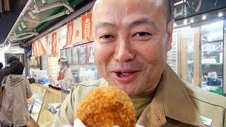 preview picture of video 'Oumicho Kanazawa 近江町市場で買い食い:Gourmet Report グルメレポート'