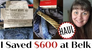 I Saved $600 at Belk!  Clearance Haul