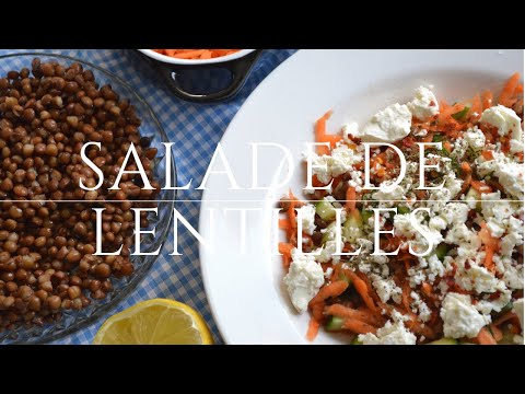 Une recette de salade de lentilles rapide et délicieuse !