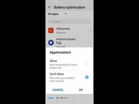 Optimizing battery usage for applications in Huawei