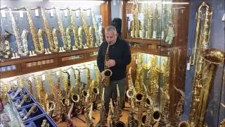 Marco Zurzolo prova sax contralto Super Balanced M 37221 - Raffaele Inghilterra strumenti musicali