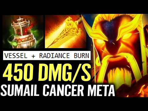 🔥 SUMAIL Ember Spirit 450 DPS MID — Vessel + Radiance Cancer Burning META Dota 2 Pro