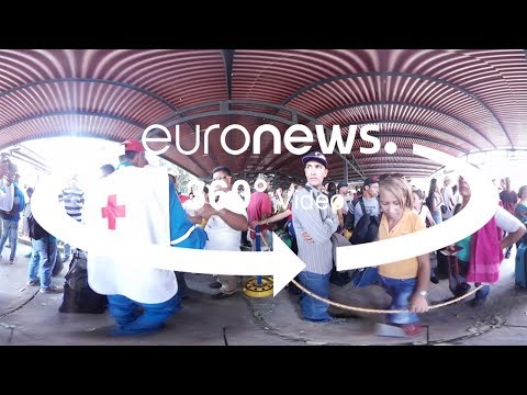 جسرسيمون بوليفار في كوكوتا بكولومبيا وجهة الآلاف من الفنزويليين