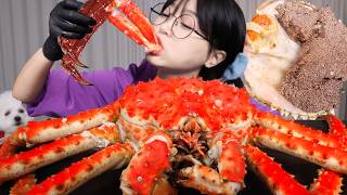 알이 꽉찬 킹크랩 먹방🦀GIANT KING CRAB MUKBANG ASMR