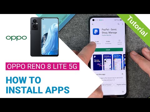 OPPO Reno8 Lite 5G - How to install apps • 📱 • 👨🏼‍💻 • ⬇️ • Tutorial